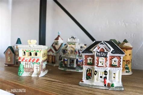 DIY Christmas Village Makeover with Paint | Making Manzanita