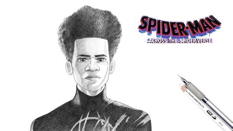 How to Draw Miles Morales | Spider-Man | Across the Spider-Verse | drawing tutorial - YouTube