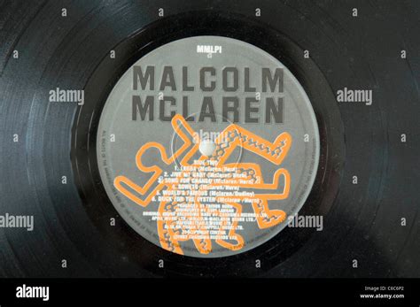 Malcolm McLaren "Duck Rock" record Stock Photo - Alamy