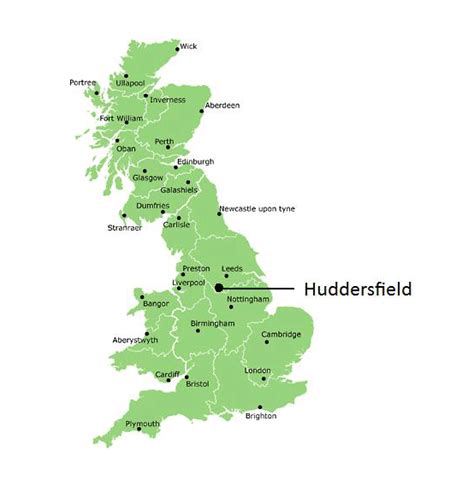 Huddersfield Map