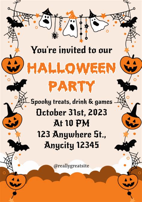 Halloween Party Template | PosterMyWall