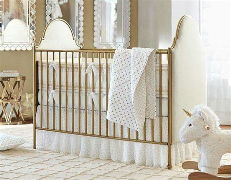 Pottery Barn | Gold crib, Nursery bedding sets, Baby furniture