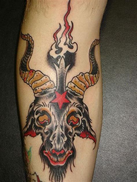 demon tattoo for men | Satanic tattoos, Tattoos, Tattoo goat