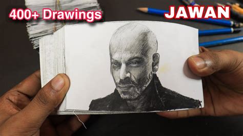 Jawan Flipbook | Shah Rukh Khan | Jawan Drawing | Jawan Movie | SRK new ...