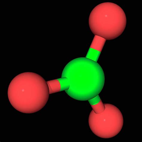 Chlorate Ion Molecule Photograph by Laguna Design/science Photo Library