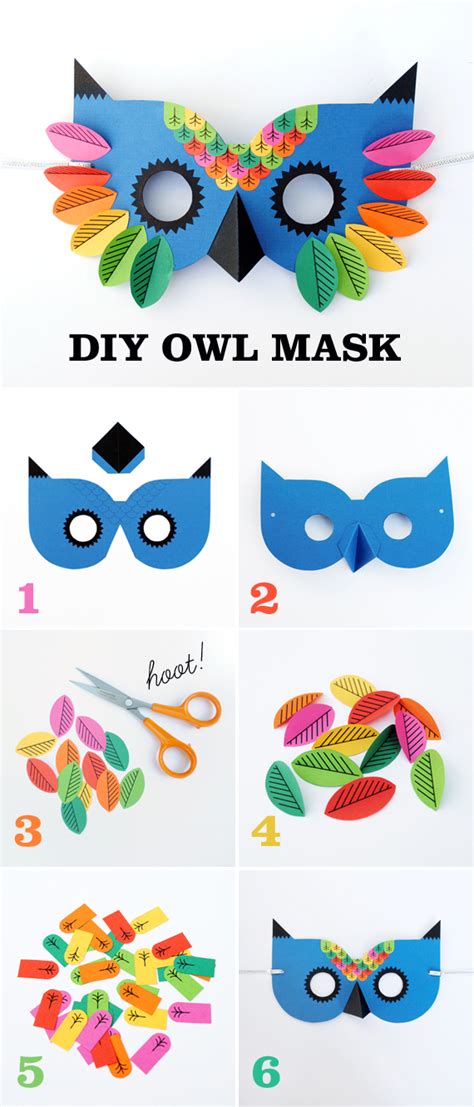 Paper Owl Mask