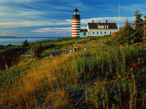 Sunrise at Quoddy Head Lighthouse Lubec Maine picture, Sunrise at Quoddy Head Lighthouse Lubec ...