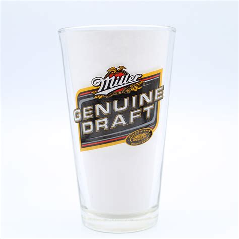 Beer Pint Glass - Miller Genuine Draft