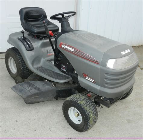 Craftsman Lt2000 Lawn Mower at Craftsman Riding Mower