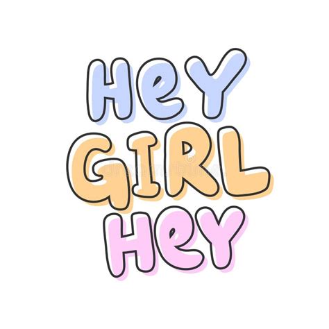 My Girl. Vector Hand Drawn Illustration Sticker with Cartoon Lettering. Good As a Sticker, Video ...