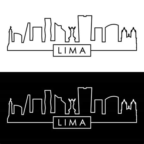 Lima Skyline stock vectors - iStock