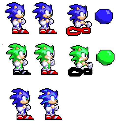 Sonic 3 & Knuckles sprite pixel 1994 | Pixel Art Maker