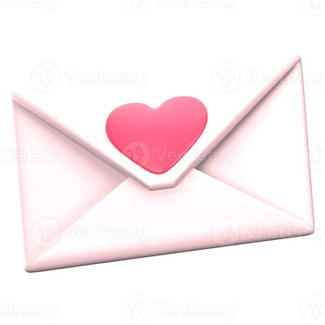 3D Love Letter 35696978 PNG