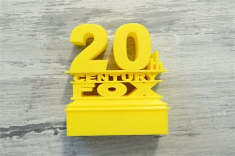 20th Century Fox Logo 3D Printed Kids Toy Gift Customisable | Etsy