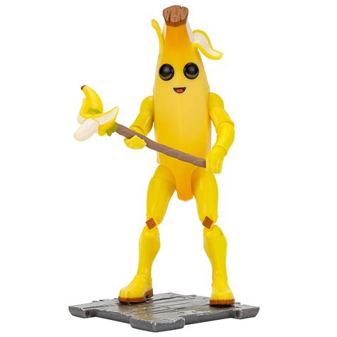 Buy Fortnite 4-inch Solo Mode Peely Core Figure, Highly Detailed with ...