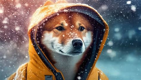 AI art, snow, Shiba Inu, dog | 4579x2616 Wallpaper - wallhaven.cc