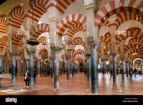 Hypostyle hall of the Great Mosque, Cordoba, Region of Andalusia, Spain ...