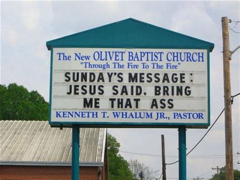 And He Said... | Funny Church Signs | Know Your Meme