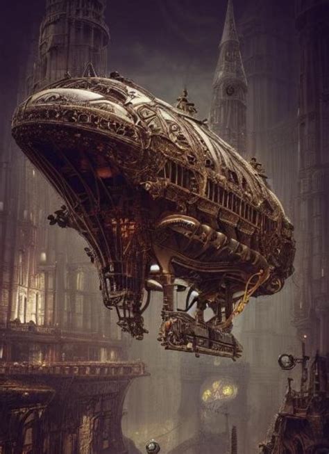 Artist Resource Steampunk Airship 2 - Osiris | DriveThruRPG.com