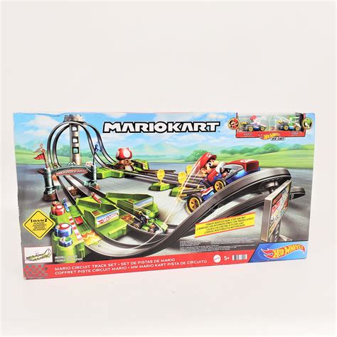 Buy the Hot Wheels NIB Die Cast Mario Circuit Track Set Nintendo ...