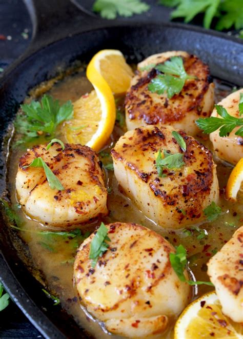 Seared Scallops Recipe with Orange Rum Sauce • Ciao Florentina