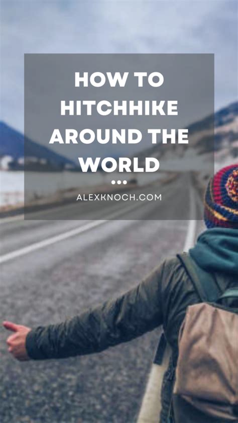 How to Hitchhike Around the World - Top 19 Tips & Tricks