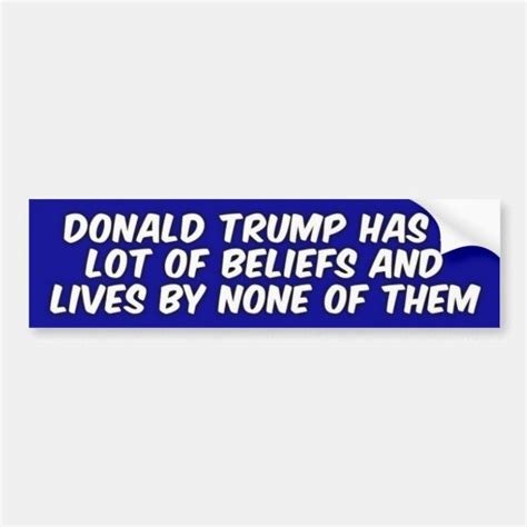 Funny Donald Trump Joke Bumper Sticker | Zazzle.com