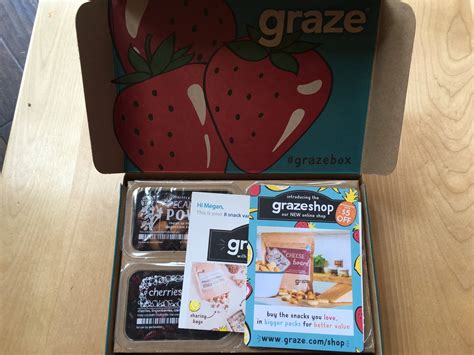 Graze May 2016 Subscription Box Review & Free Box Coupon - Hello Subscription