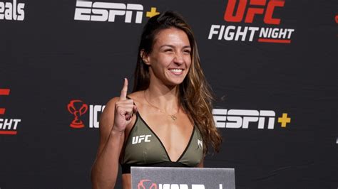 Amanda Ribas-UFC on ESPN 36 official weigh-in | MMA Junkie