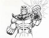 Infinity Gauntlet Coloring Pages Lineart  Free Printable sketch template