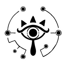 Zelda - Breath of the Wild Sheikah Eye Logo Stencil | Free Stencil Gallery