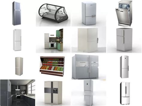 Top 30 Refrigerator 3D Models Most Popular 2022 - Open3dModel