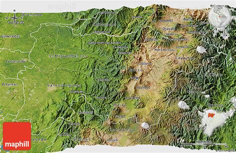 Satellite 3D Map of Pichincha