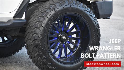 Jeep Wrangler Wheel Bolt/Lug Pattern (1987 - 2024)