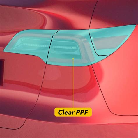 Tail Lights Clear Protection Film (PPF) for Tesla Model 3 / Model Y – TWRAPS