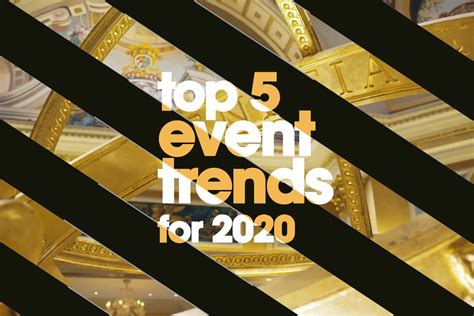 Video: Top Five Event Trends for 2020