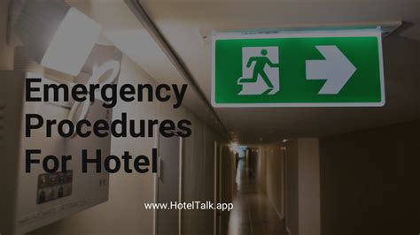 Emergency Procedures For Hotel - HotelTalk - For Hoteliers | Guests ...