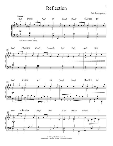 Reflection (Educational Piano) - Print Sheet Music Now