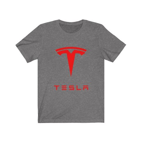 Tesla Logo Shirt Tesla Logo Luxury Car Unisex T-shirt | Etsy