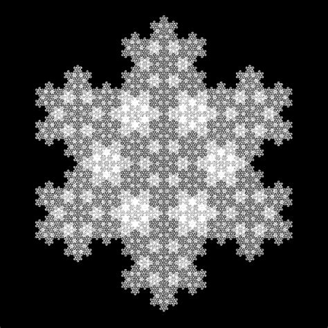 Koch Snowflake IFS Details | Mathematics art, Art