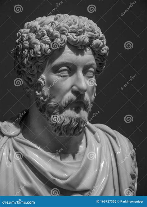 Marcus Aurelius Statue On Piazza Del Campidoglio In Rome, Italy Stock Photo | CartoonDealer.com ...