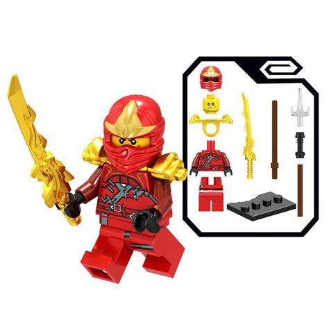 Kai ZX Minitoys Ninjago Forbidden Spinjitzu Superheroes Minifigure Block Toys