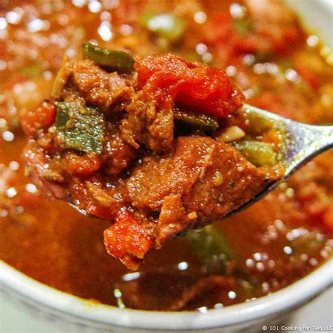 Crock Pot Texas Chili | 101 Cooking For Two