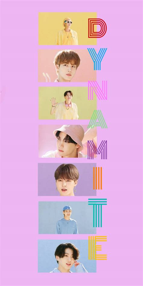 Download Purple Aesthetic BTS Dynamite Phone Wallpaper | Wallpapers.com