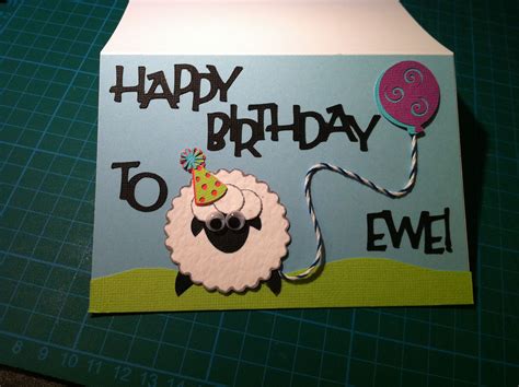 Sheep birthday card!