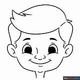 Happy Face Coloring Page  Easy Drawing Guides sketch template
