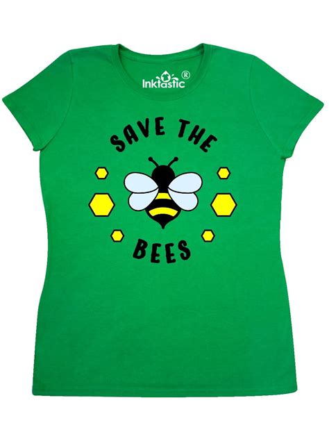 INKtastic - Save The Bees Women's T-Shirt - Walmart.com - Walmart.com