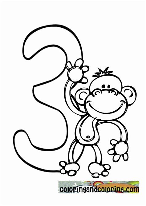 Number 3 Coloring Page - Coloring Home