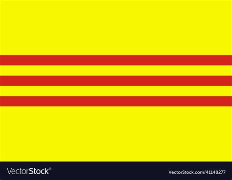 South vietnamese flag vietnam flag Royalty Free Vector Image