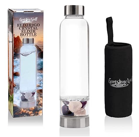 Crystal Water Bottles for Healing and Hydration - The Gift of Fun